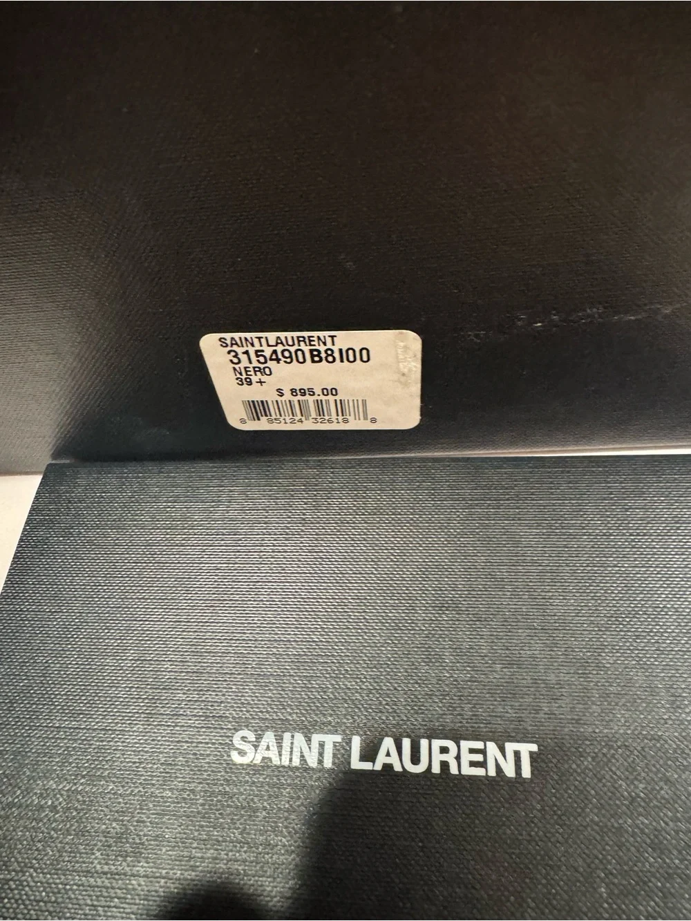 Tribute Saint Laurent Black Patent Leather Strappy Heels - Picture 4 of 7